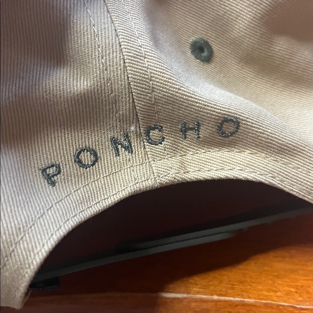Poncho Outdoors Tan and Green Snapback Hat - Picture 4 of 9